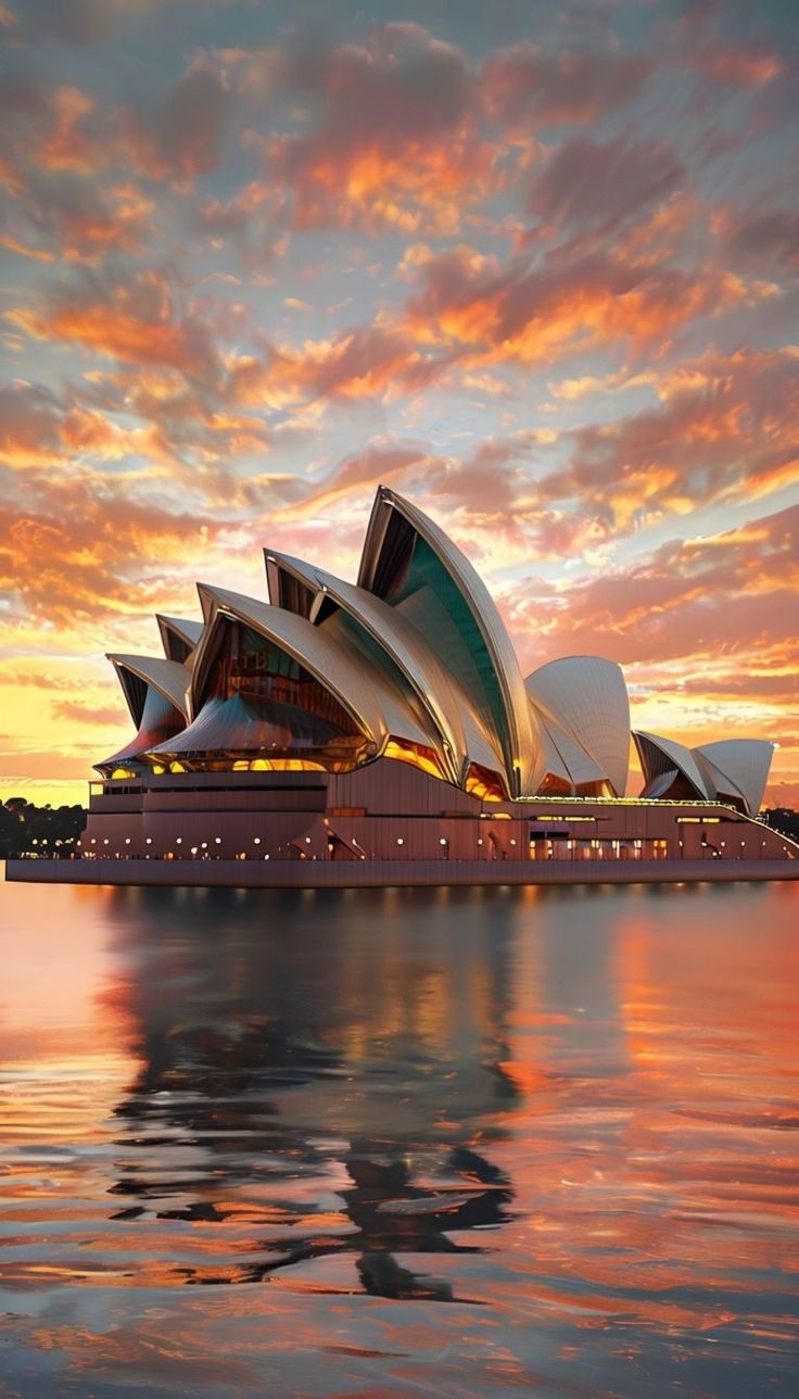 Sydney Opera House at sunset