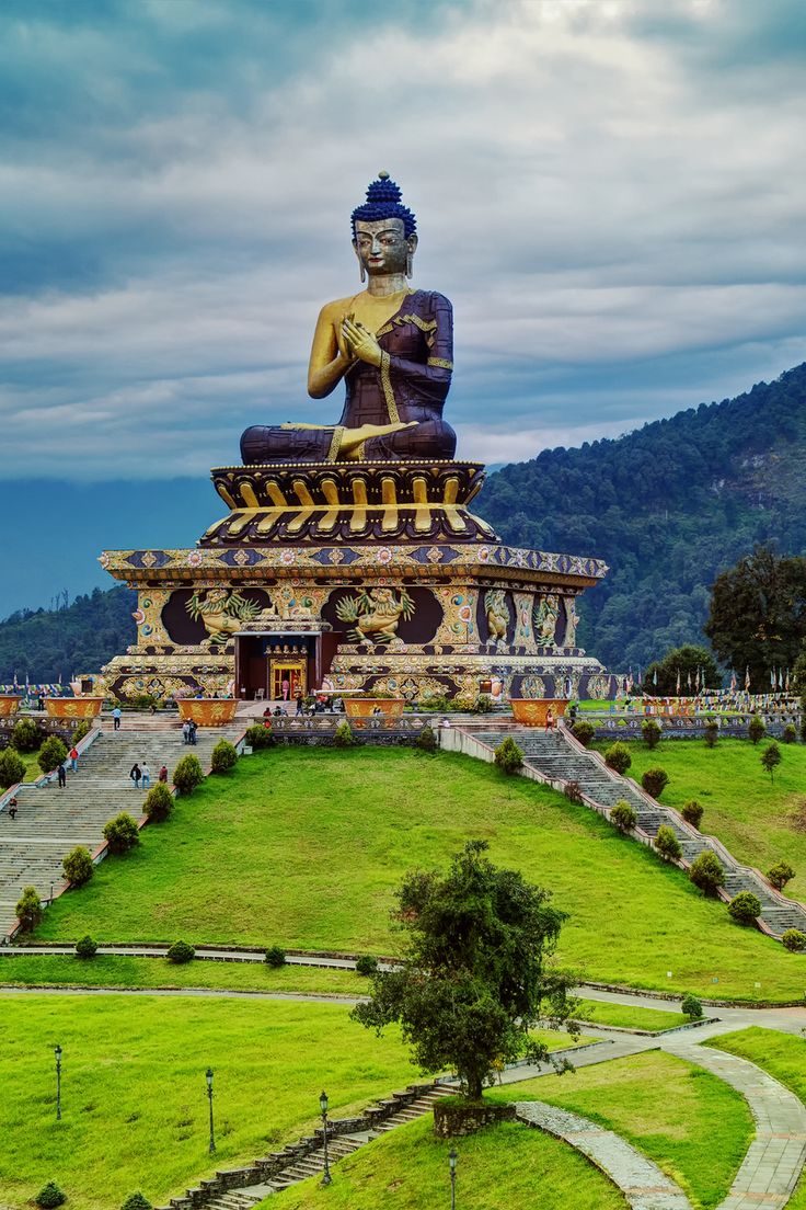 Giant Buddha statue at Ravangla, Sikkim